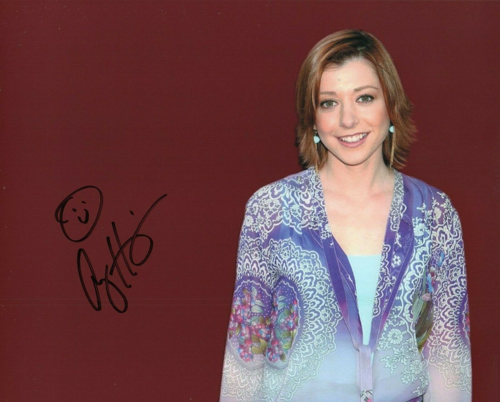 Autographed Alyson Hannigan signed 8 x 10 Photo Poster painting Great Condition