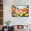 5D DIY Full Round Drill Diamond Painting Blooming Tulip Field Kit Home Decor