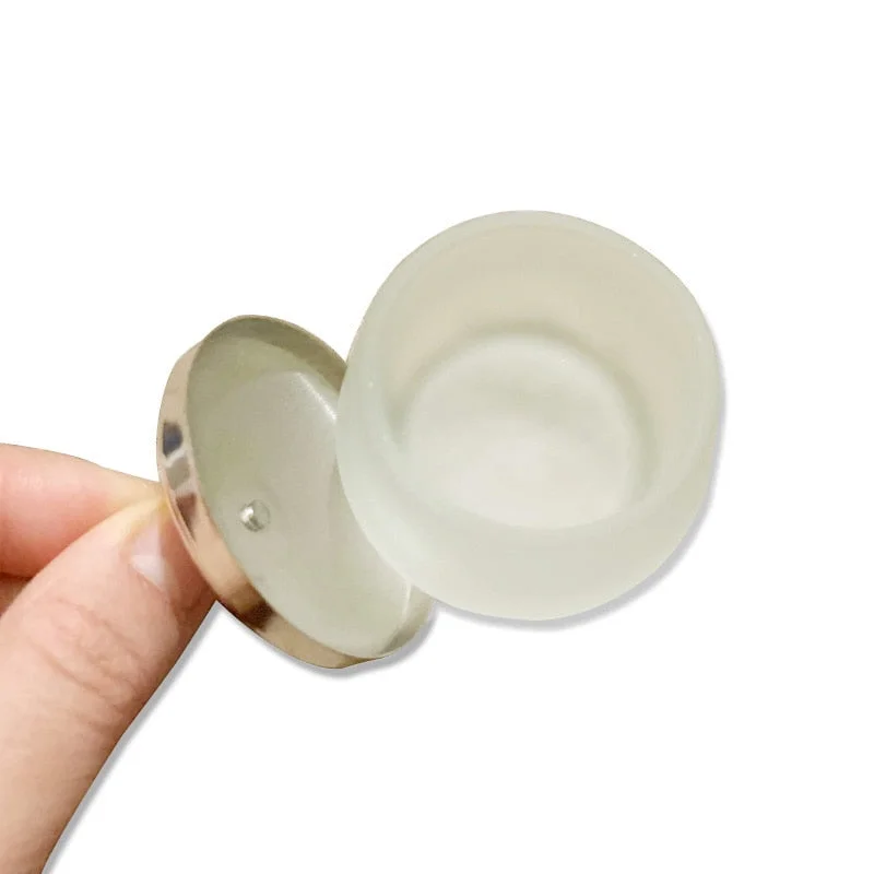 Crystal Dappen Dish Glass Liquid Powder Container Professional Glitter Pigment Holder Matte Design Cup Nail Manicure Equipment-Nail Inspo