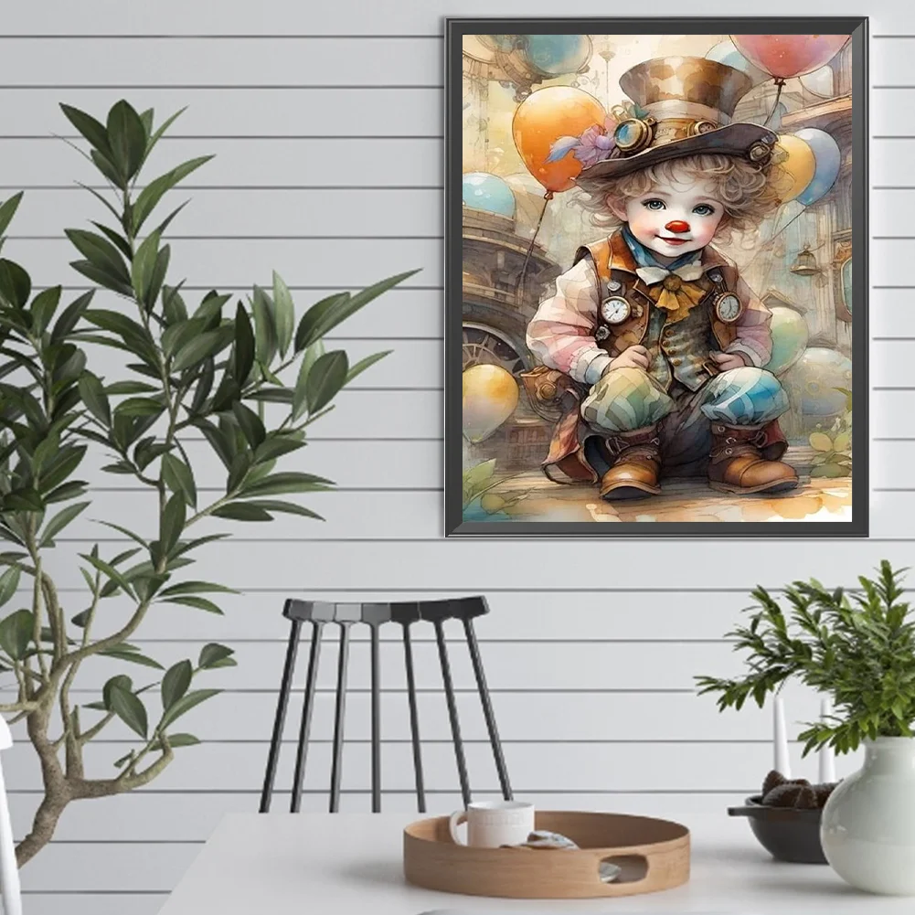 Diamond Painting - Full Square Drill - Clown(Canvas|40*50cm)