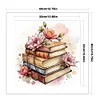 (Multi-Style) Flowers And Books-11CT Stamped Cross Stitch 40*40cm/15.75*15.75in