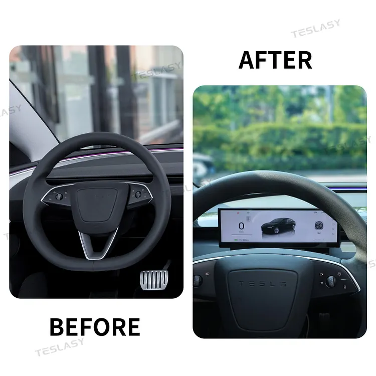 Teslasy T11 Dashboard Touch Screen CarPlay Instrument Cluster For Model ...