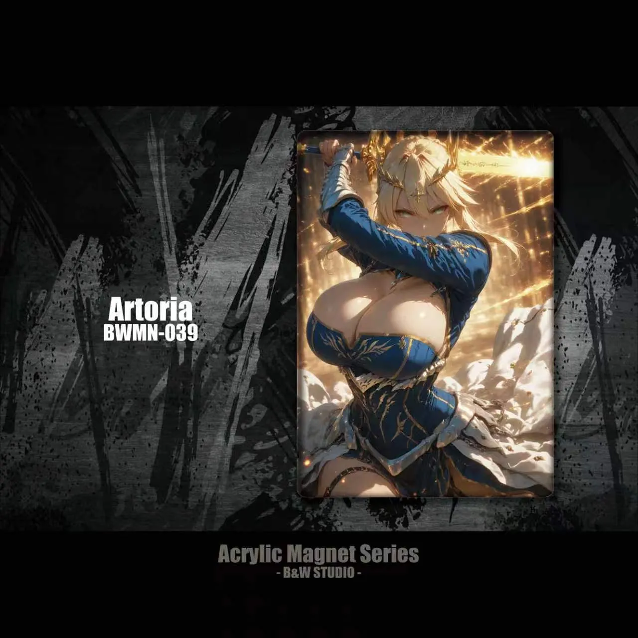 B&W Studio - Artoria Acrylic Fridge Magnet BWMN-039 Fate-
