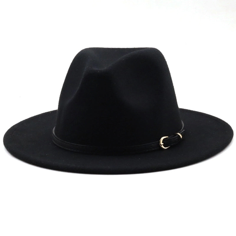 Hot-selling Wool Top Hat Foreign Card Its Red Hat Ethnic Style Jazz Hat Cashmere Felt Hat