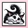 Lying Cat-11CT Stamped/Counted Cross Stitch 40*40cm/15.75*15.75in tapestrymarket