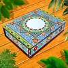 (US Local)Diamond Painting Storage Box DIY 5D Diamond Painting Jewelry Box for Women (A)