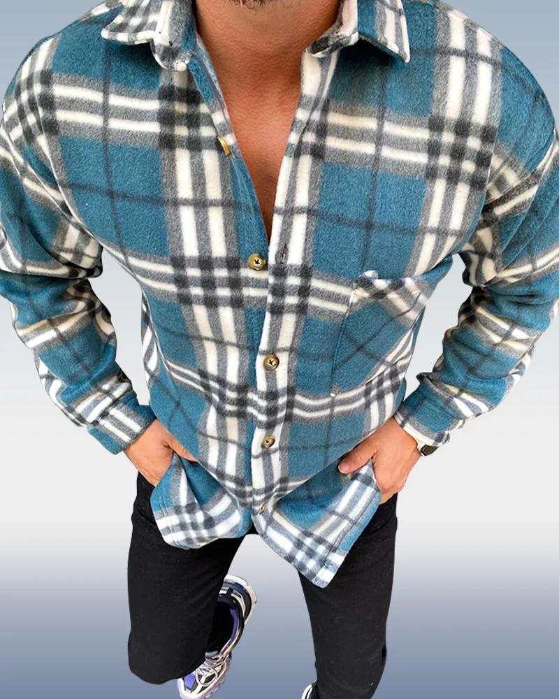 Men's new autumn shirt jacket 015