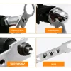 Kit adattatore per pistola rivettatrice professionale 🛠 Con 4 bulloni per ugelli diversi