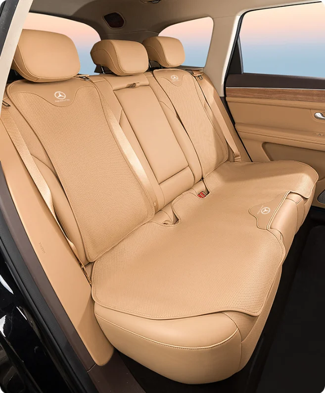 Perforated Nappa Leather Car Seat Cushion Four Seasons Seat Cushion Cover Breathable Seat Cover(Customized car models)