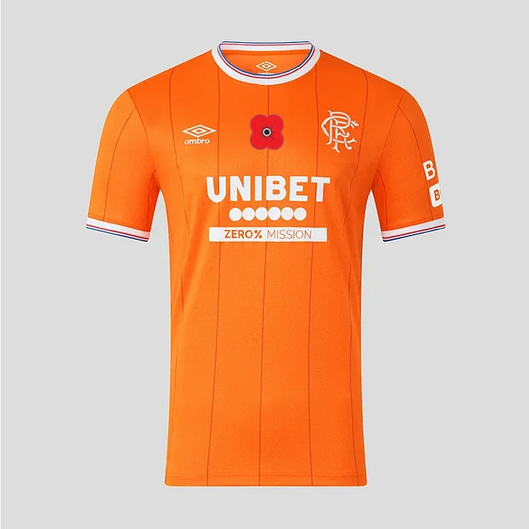 【S~4XL】Rangers 25/26 POPPY Fourth Jersey