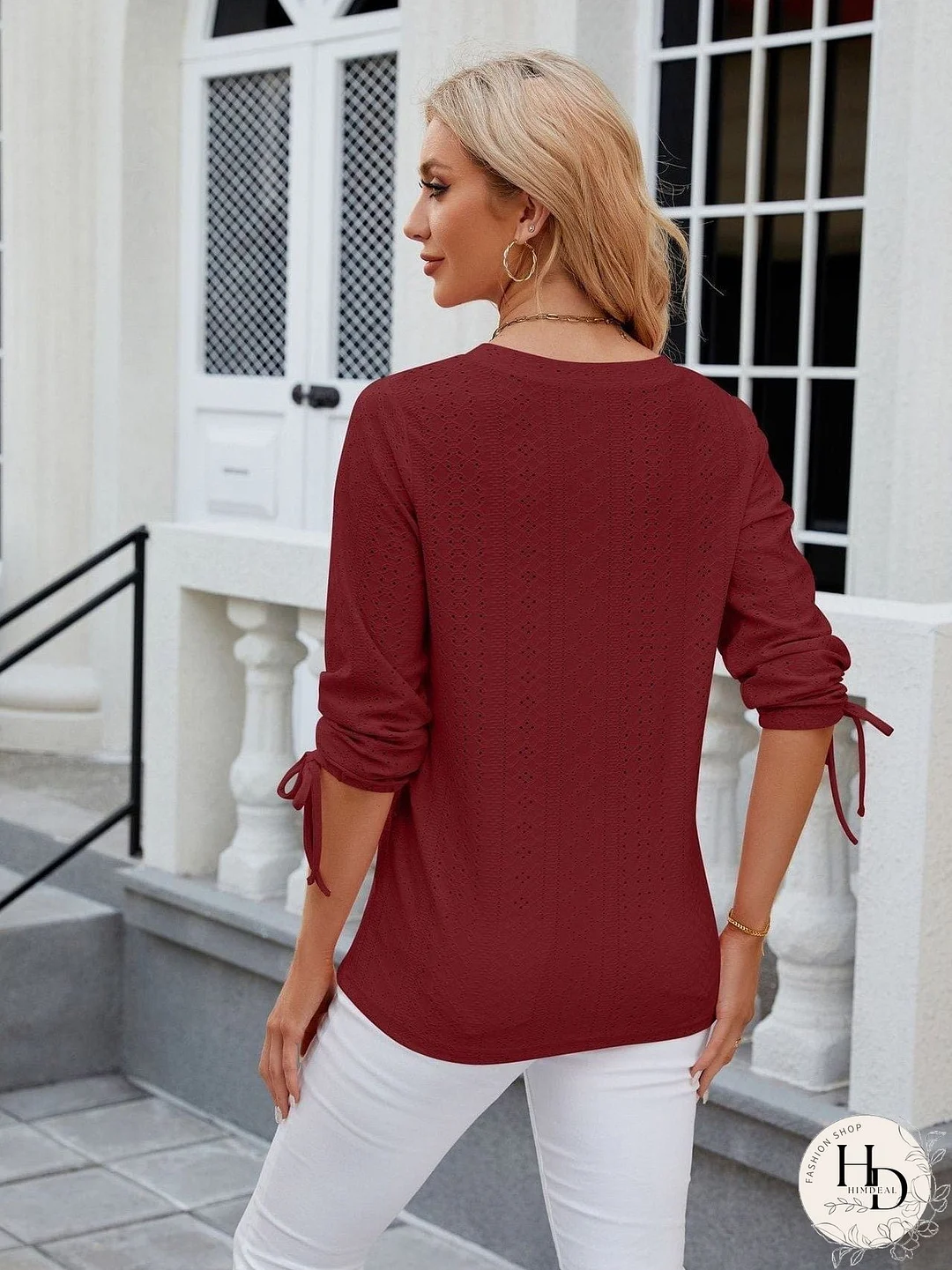 Versatile Knit Mock Neck T-Shirt