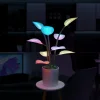 500LED Programmable Indoor Plant Magic Glow Potted Plants Colorful Glowing Artificial Plant Bonsai, Magic Indoor Plant LED Night Light for Home Indoor Plant Decoration (Without Pot)