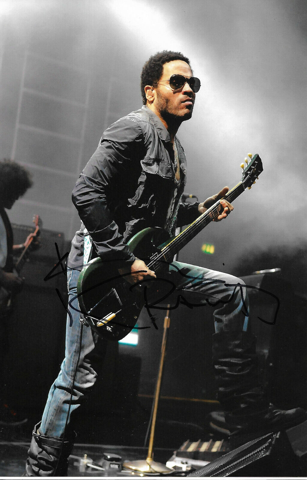 Lenny Kravitz signed 8x12 inch Photo Poster painting autograph ACOA