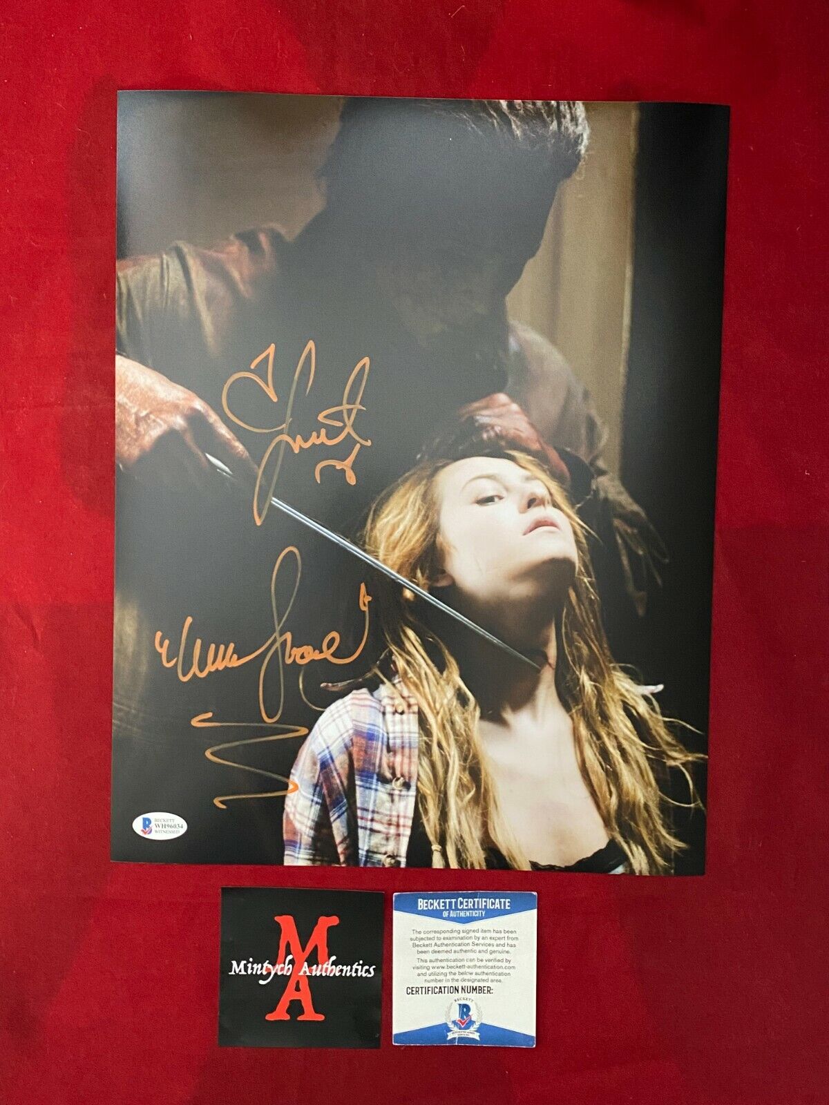 SCOUT TAYLOR-COMPTON SIGNED 11x14 Photo Poster painting! ROB ZOMBIE HALLOWEEN BECKETT COA!