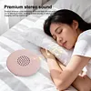 BT5.3 Sleep Pillow Speaker Stereo Bass Mini Bone Conduction Sleep Aid with White Noise for Adults Kids Deep Sleeping Accessories