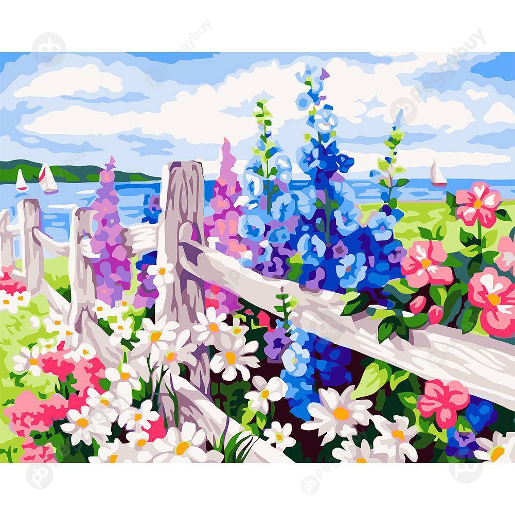 

40*50CM Paint By Numbers-Flower Sea, 501 Original