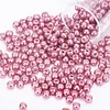 Cross Stitch Bead Embroidery Accessories 2.0mm Metallic Glass Round Beads DI Beads Suitable For 11ct Canvas Hairpin Bracelet Necklace Jewelry Accessories