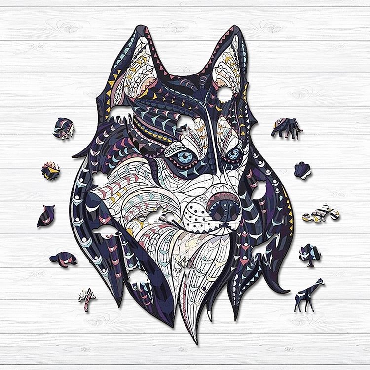 Husky Wooden Jigsaw Puzzle