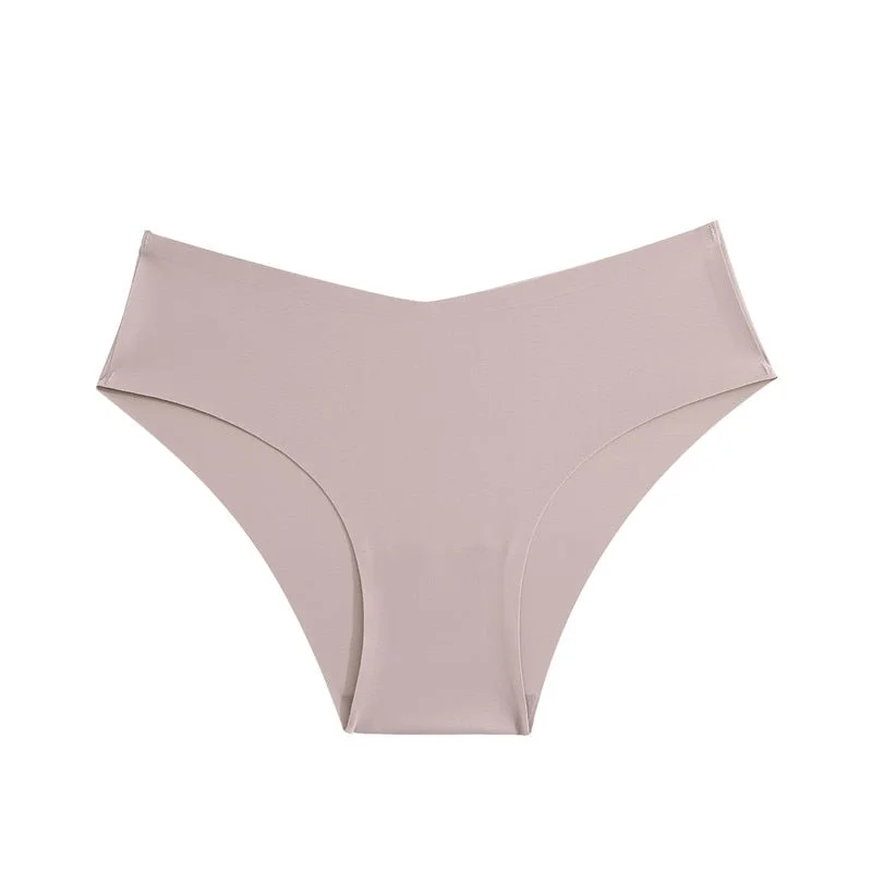 FINETOO 1/2Pcs Seamless Panties Women Sexy V Waist Briefs M-2XL Plus Size Underwear Comfortable Ladies Underpants Lingerie 2021