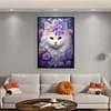 Cat Flower - 11CT Stamped Cross Stitch 40*60cm