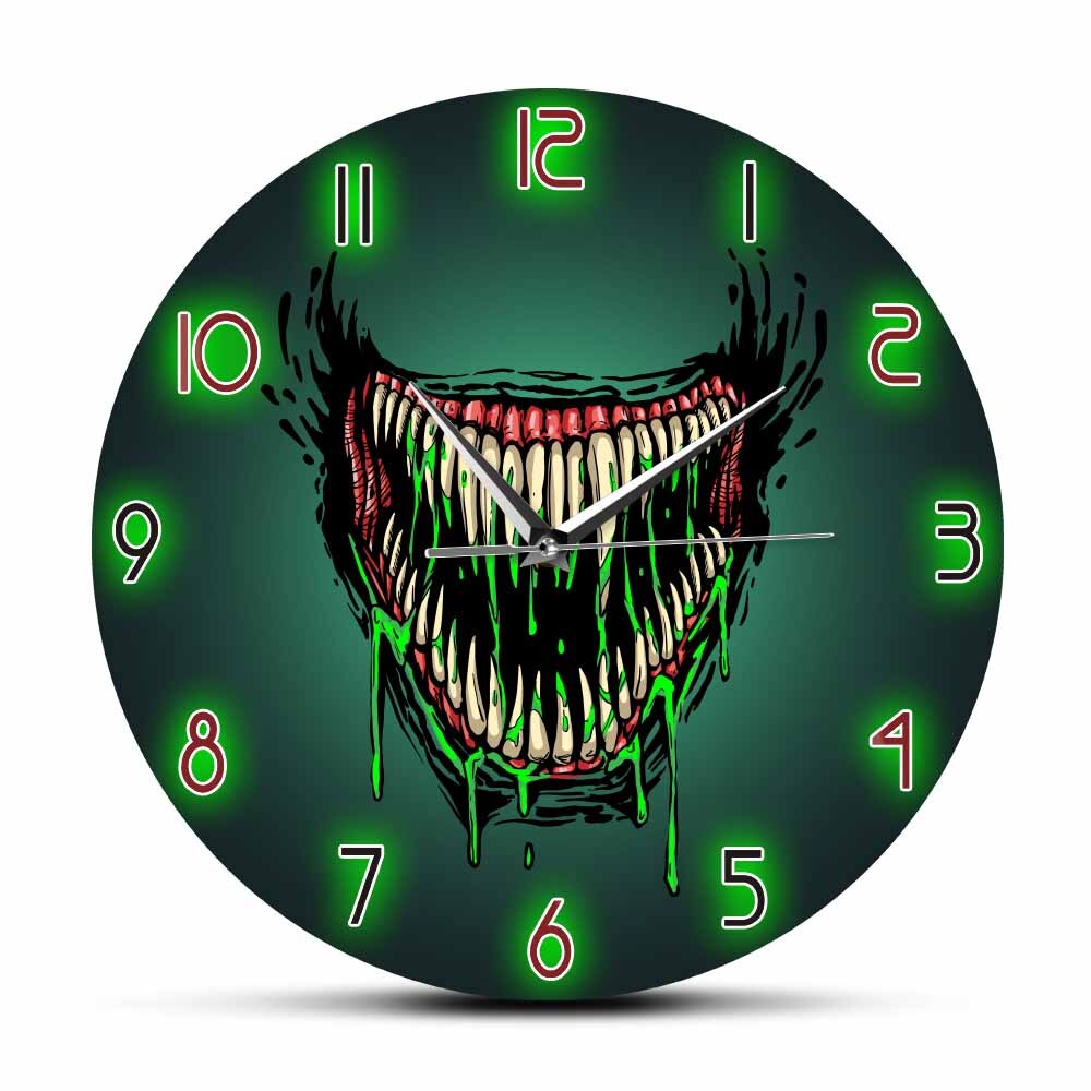 

Evil Fanged Jaw - Frameless Acrylic Wall Clock, 501 Original