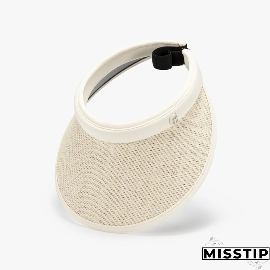 Solid Adjustable Weave Visor