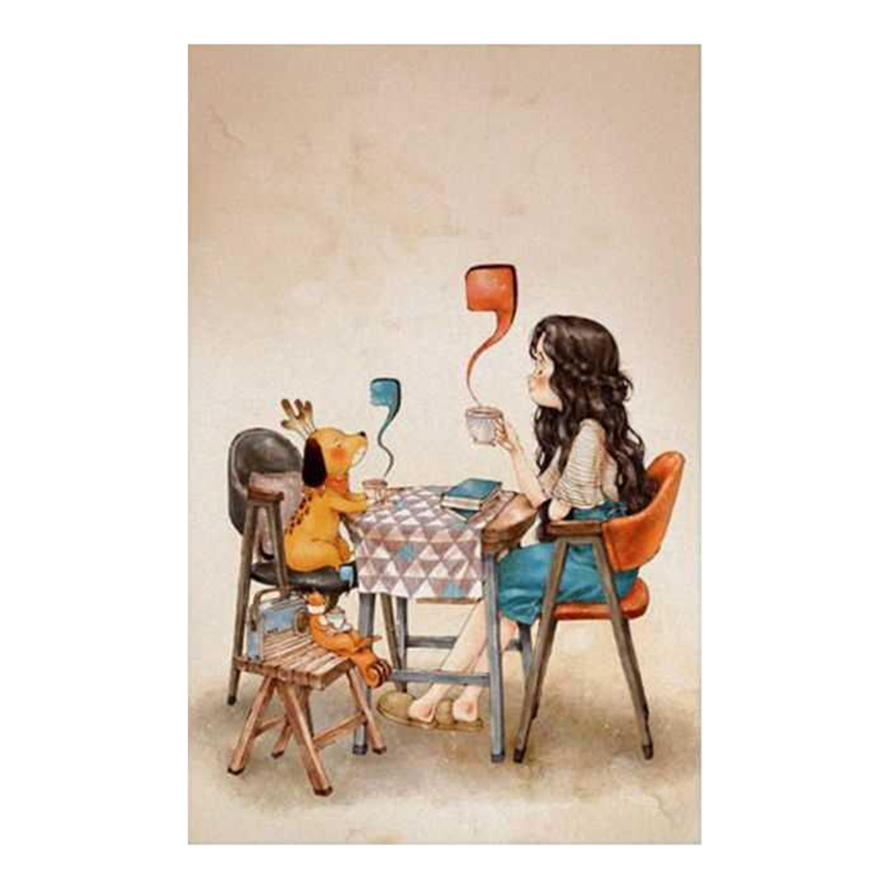 

Drinkng - 11CT Stamped Cross Stitch - 50*72CM, 501 Original