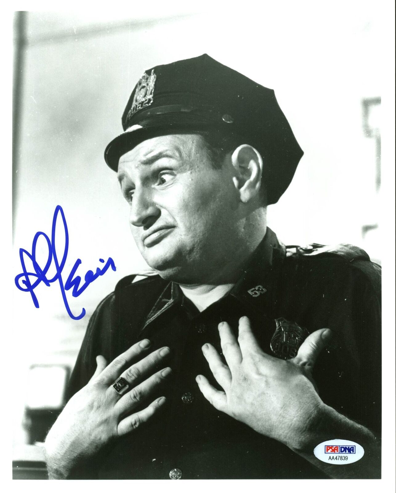 Al Lewis Car 54, Where Are You? Authentic Signed 8X10 Photo Poster painting PSA/DNA #AA47839