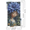 Diamond Painting - Full Round Drill - Girl(Canvas|40*70cm)