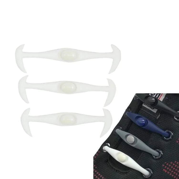 12 PCS / Pack Creative Stretch Silicone Lazy People Wear Shoelaces
