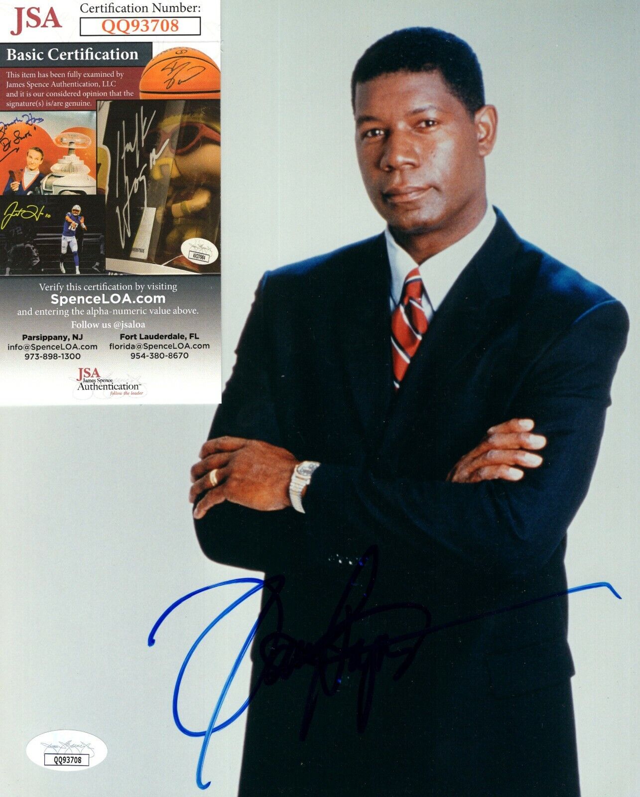 Dennis Haysbert Actor Hand Signed Autograph 8x10 Photo Poster painting with JSA COA