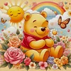 Disney Winnie The Pooh-11CT Stamped Cross Stitch 40*40cm/15.75*15.75in