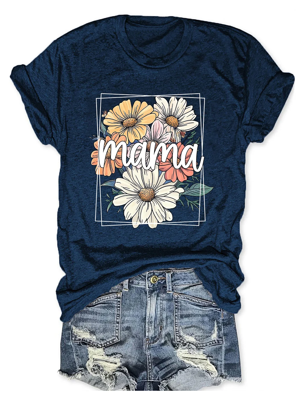  Floral Mama T-shirt
