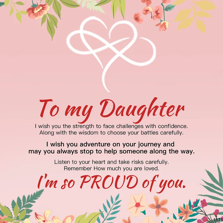 Gift Card - For Daughter I Am So Proud Of You