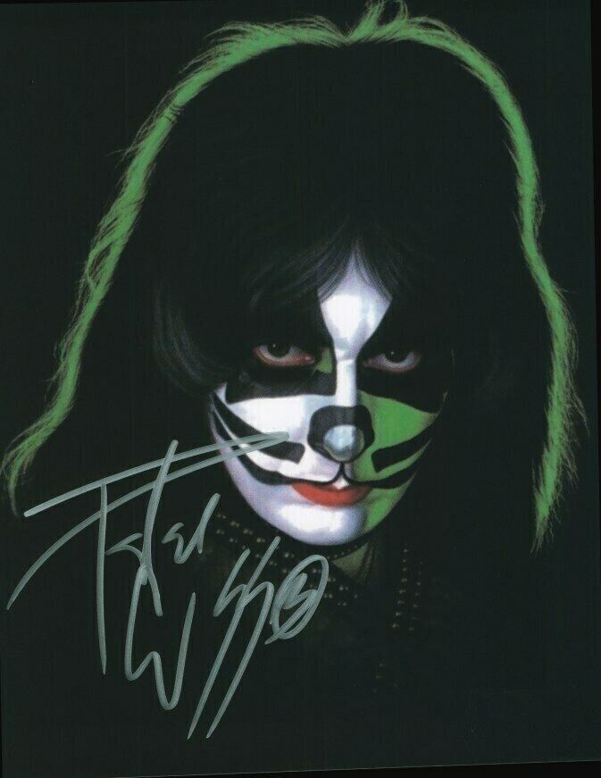 Peter Criss Autographed Signed 8x10 Photo Poster painting ( Kiss ) REPRINT