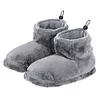 USB Heater Foot Shoes Winter Warm Snow Boots Electric Heated Shoes for Women Men