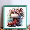 Christmas Boots-11CT Stamped Cross Stitch 50*50cm/19.69*19.69in tapestrymarket