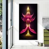 >SALE<Flaming Lotus 5D DIY Diamond Painting Kits Full Round Drill Wall Decor (Y731)