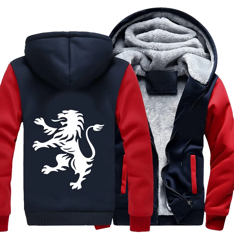 Sporting CP Lion, Baseball Fleece Jacket