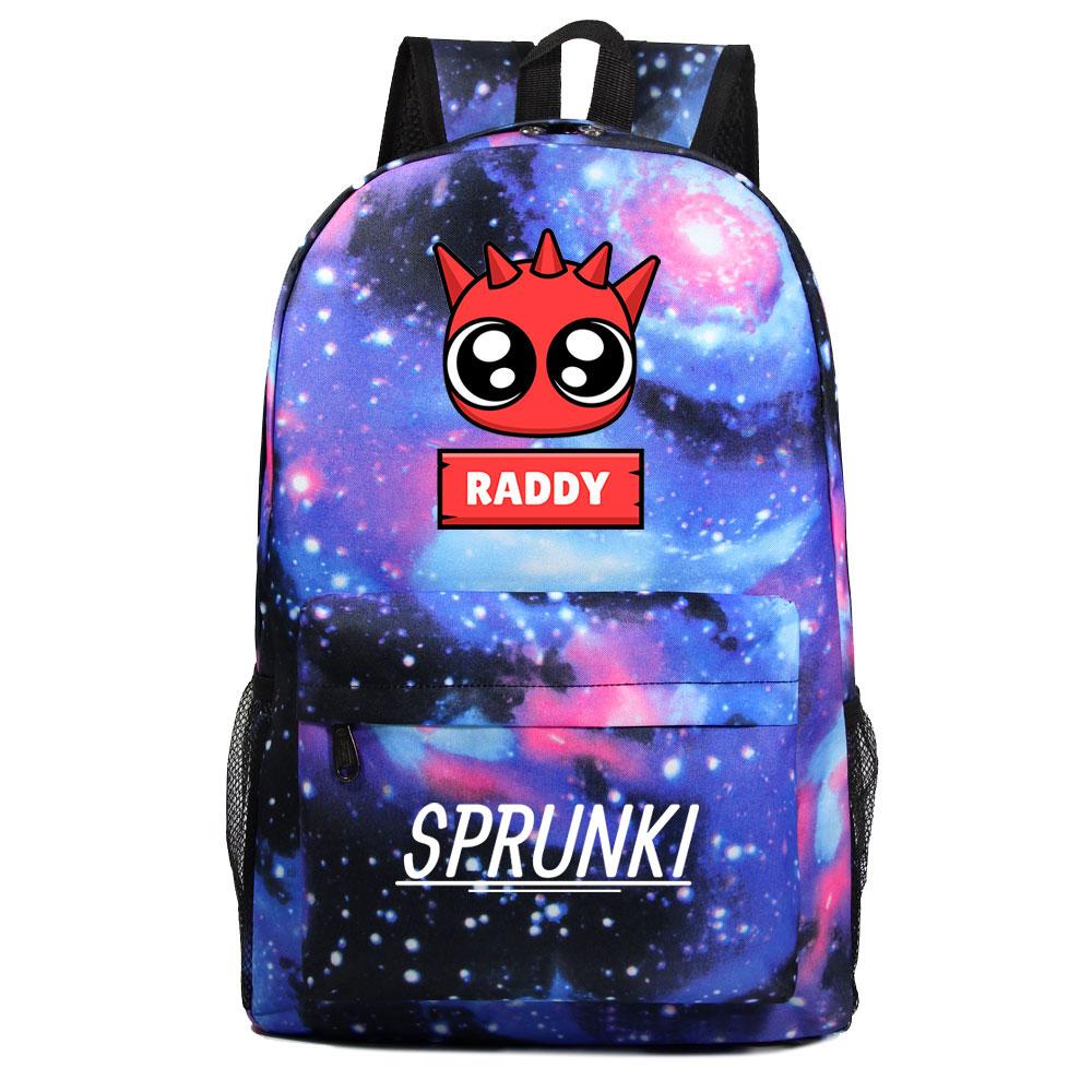 Mayoulove Sprunki Backpack Lightweight Design Adjustable Straps for School Adventures-Mayoulove
