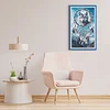 (US Local)Wolf -11CT Stamped Cross Stitch Kit(40x70cm)