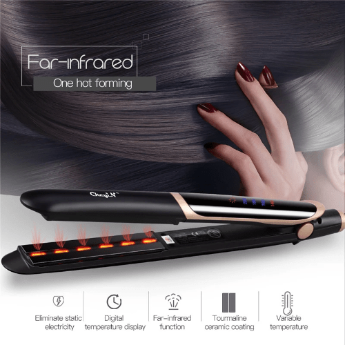 pornhint Pornhint Professional Hair Straightener Curler Hair Flat Iron Negative Ion Infrared Hair