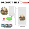 4 Pack DIY Rhinestone Drawstring Wine Gift Bags,  Diamond Painting Wine Decor Bag for Festival Gift Home Table Decor(Christmas)