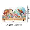 (US Local)Sea Turtle DIY Diamond Painting Hanging Hook No Hole Punching Wall Decoration
