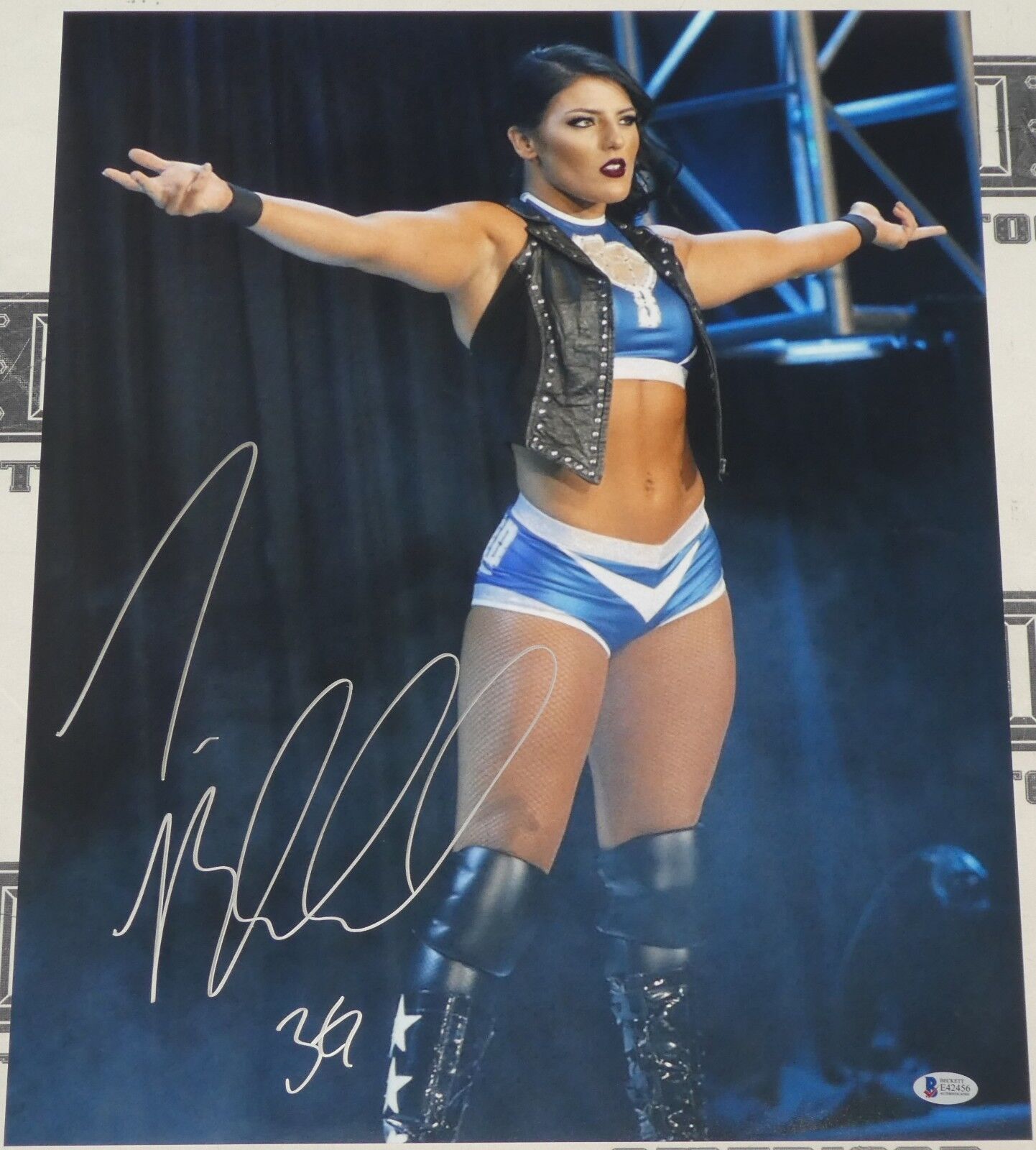 Tessa Blanchard Signed 16x20 Photo Poster painting BAS Beckett COA WWE Impact Pro Wrestling BLEM