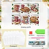 6PCS DIY Diamond Art Greeting Cards Dessert Theme Congratulations Cards & Gifts