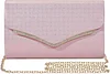 Abendtasche Damen Clutch PU Leder Handtasche Hochzeit Elegant Brauttasche Damen Kettentasche M&auml;dchen Klein Umh&auml;ngetasche f&uuml;r Party Freizeit