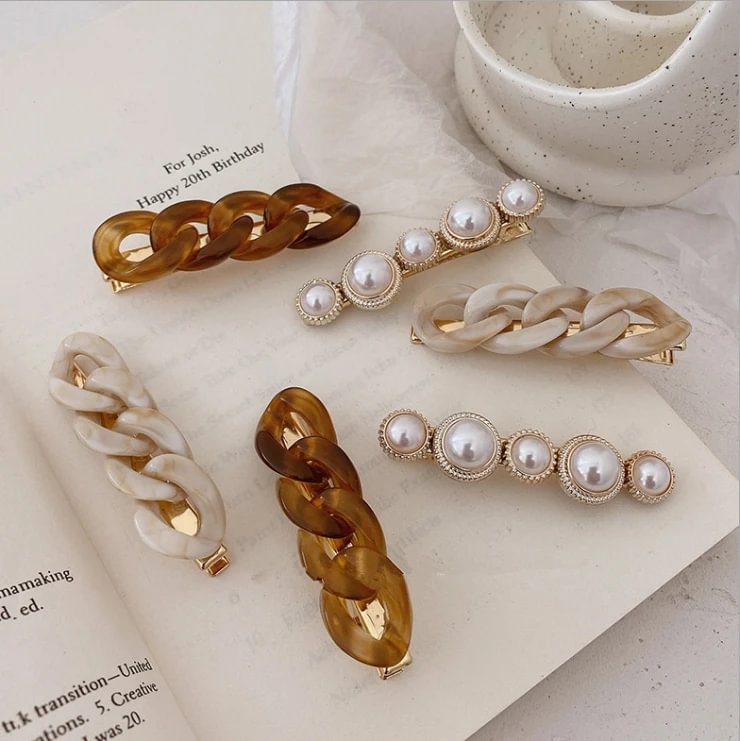 Ins Hot Pearl Hairpin-elleschic
