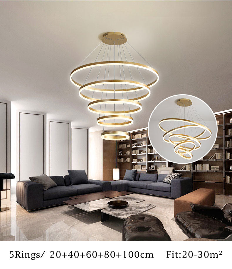 High Quatily Modern Led Pendant Light For Large Living Room Dining Room ...