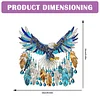 (US Local)DIY Diamond Painting Art Pendant Window Hanging Eagle Dream Catcher